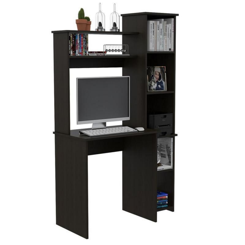 TUHOME - Escritorio Negro Melamina Office 6