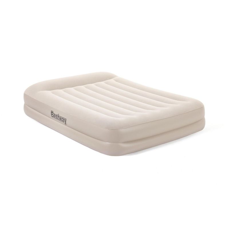 BESTWAY - Colchón Inflable Queen Bestway Gris + Bomba integrada
