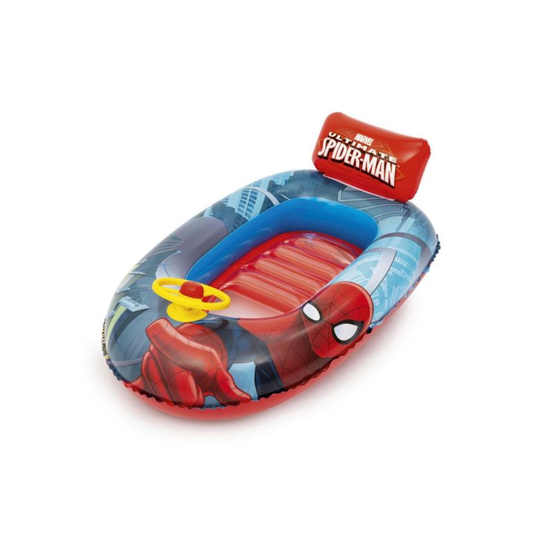 BESTWAY - Flotador con Asiento 104x60cm Spiderman