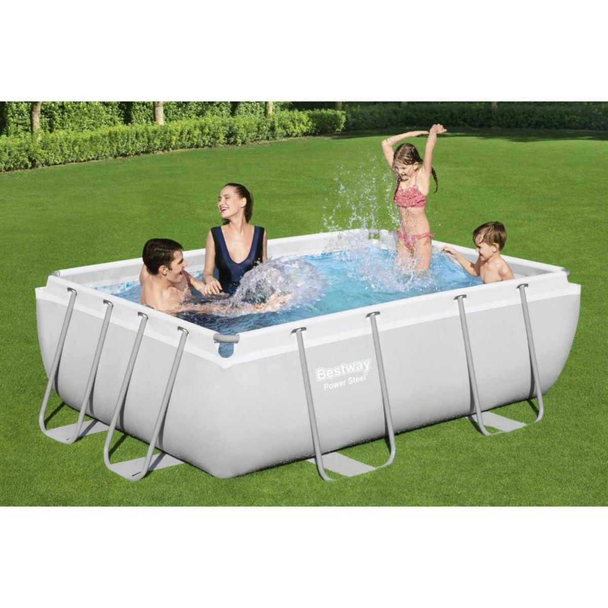 BESTWAY - Piscina Rectangular 2.82Mx1.96Mx84cm