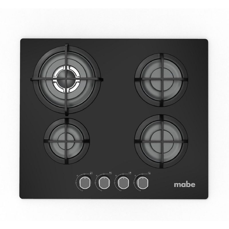 MABE - Cocina Empotrable Mabe a Gas 4 Hornillas PM6045GV0 Negro