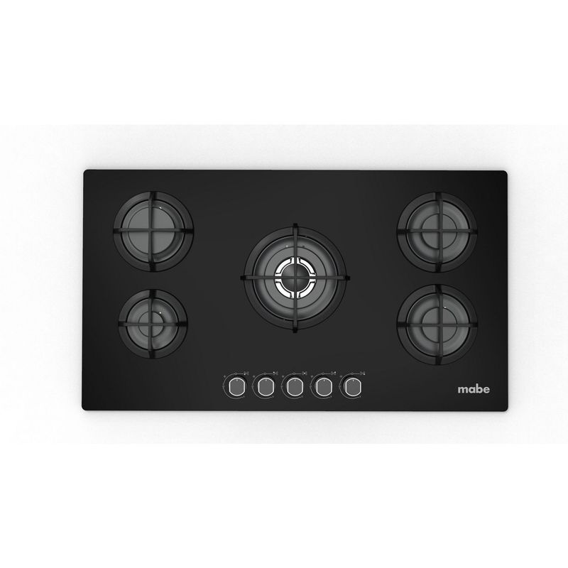 MABE - Cocina Empotrable Mabe a Gas 5 Hornillas PM8655GV0 Negro