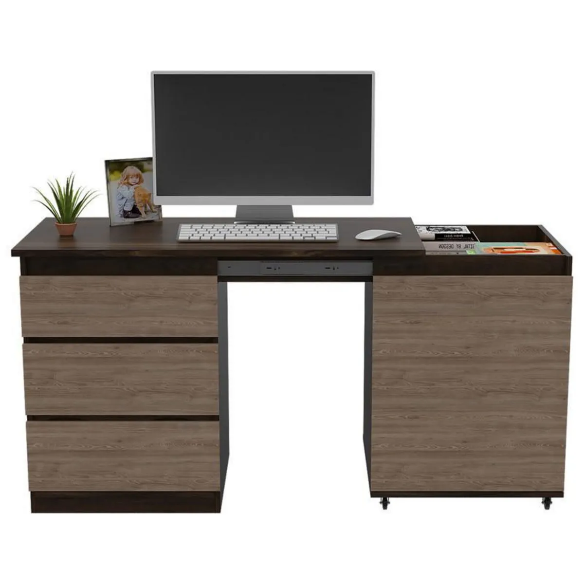 TUHOME - Escritorio Habano Melamina Office