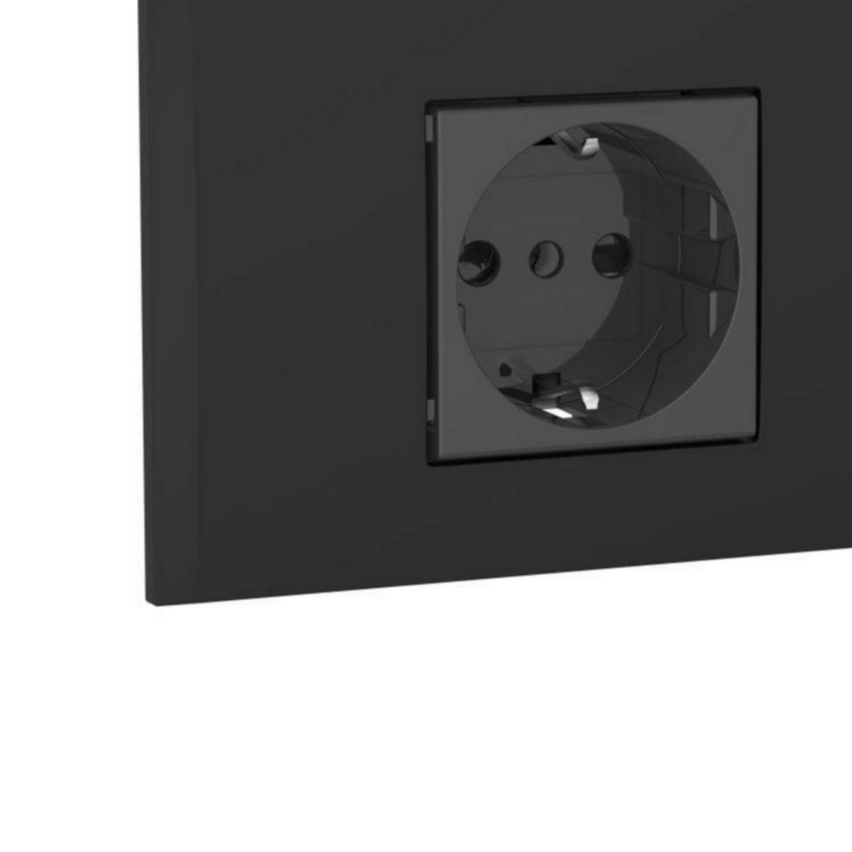 BTICINO - Tomacorriente Schuko Modus 4 Negro