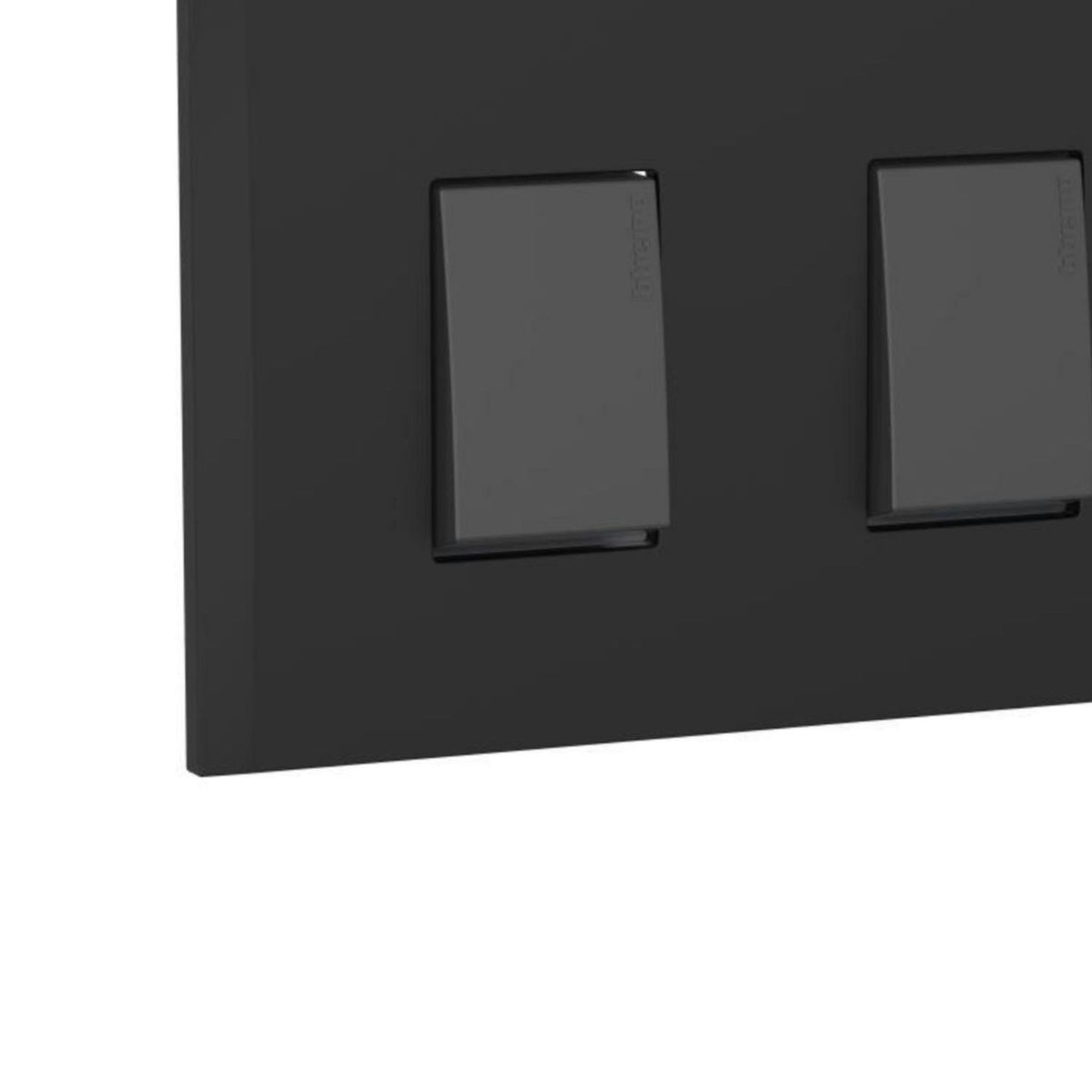 BTICINO - Interruptor Doble Modus 4 Negro