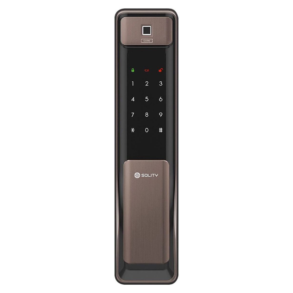  - Cerradura Inteligente Smart Solity Push Pull 2000Bk