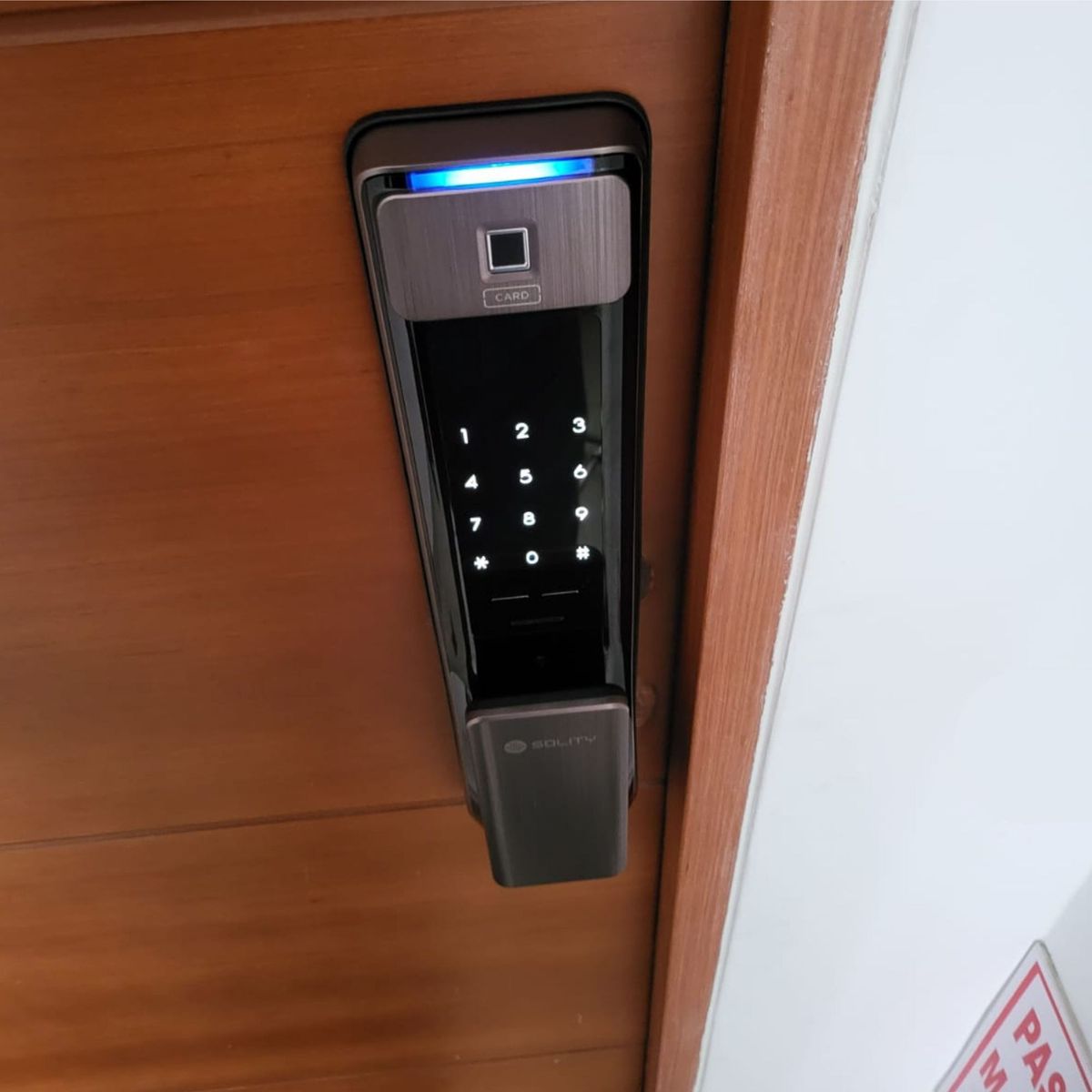  - Cerradura Inteligente Smart Solity Push Pull 2000Bk