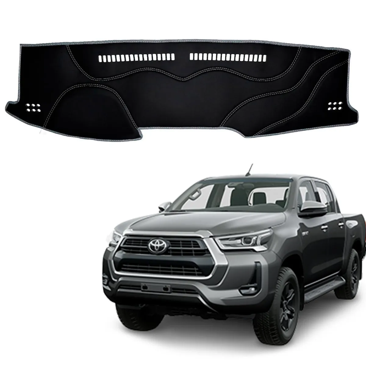 TECGO - Protector de Tablero para Auto Toyota Hilux 2016-2020