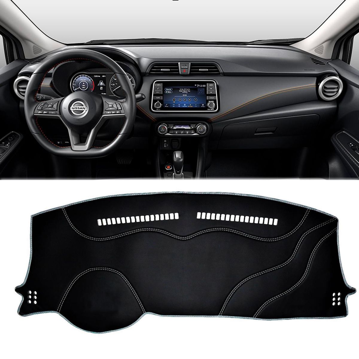 TECGO - Protector de Tablero Nissan Versa 2020-2021