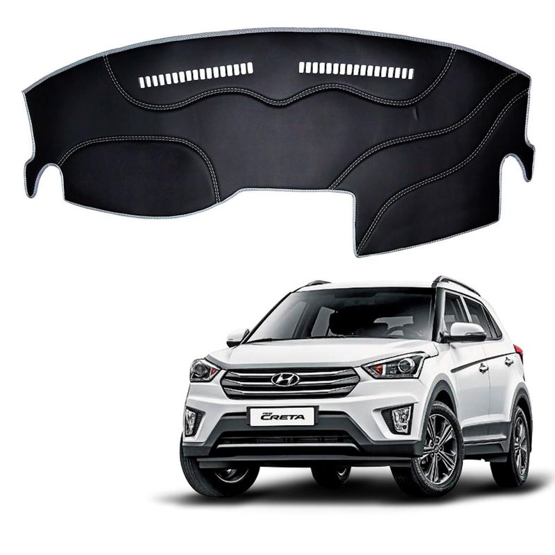 TECGO - Protector de Tablero para Auto Hyundai Creta 2015-2018