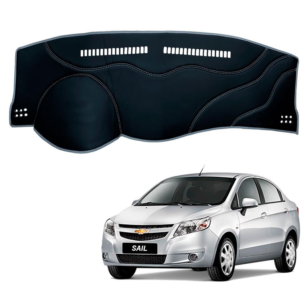 TECGO - Protector de Tablero para Auto Chevrolet Sail 2017-2021