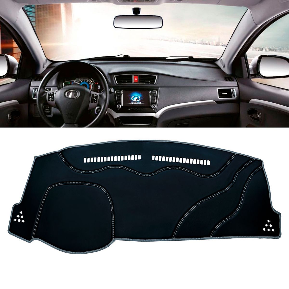 TECGO - Protector de Tablero para Auto Great Wall C30 - 2018