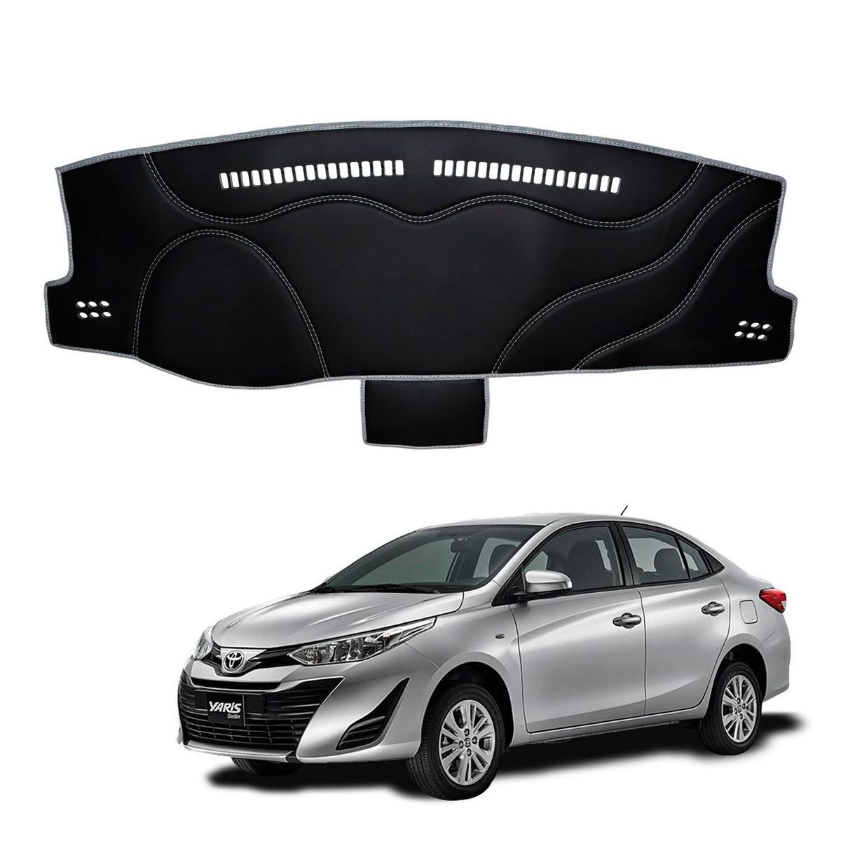 TECGO - Protector de Tablero para Auto Toyota Yaris 2020