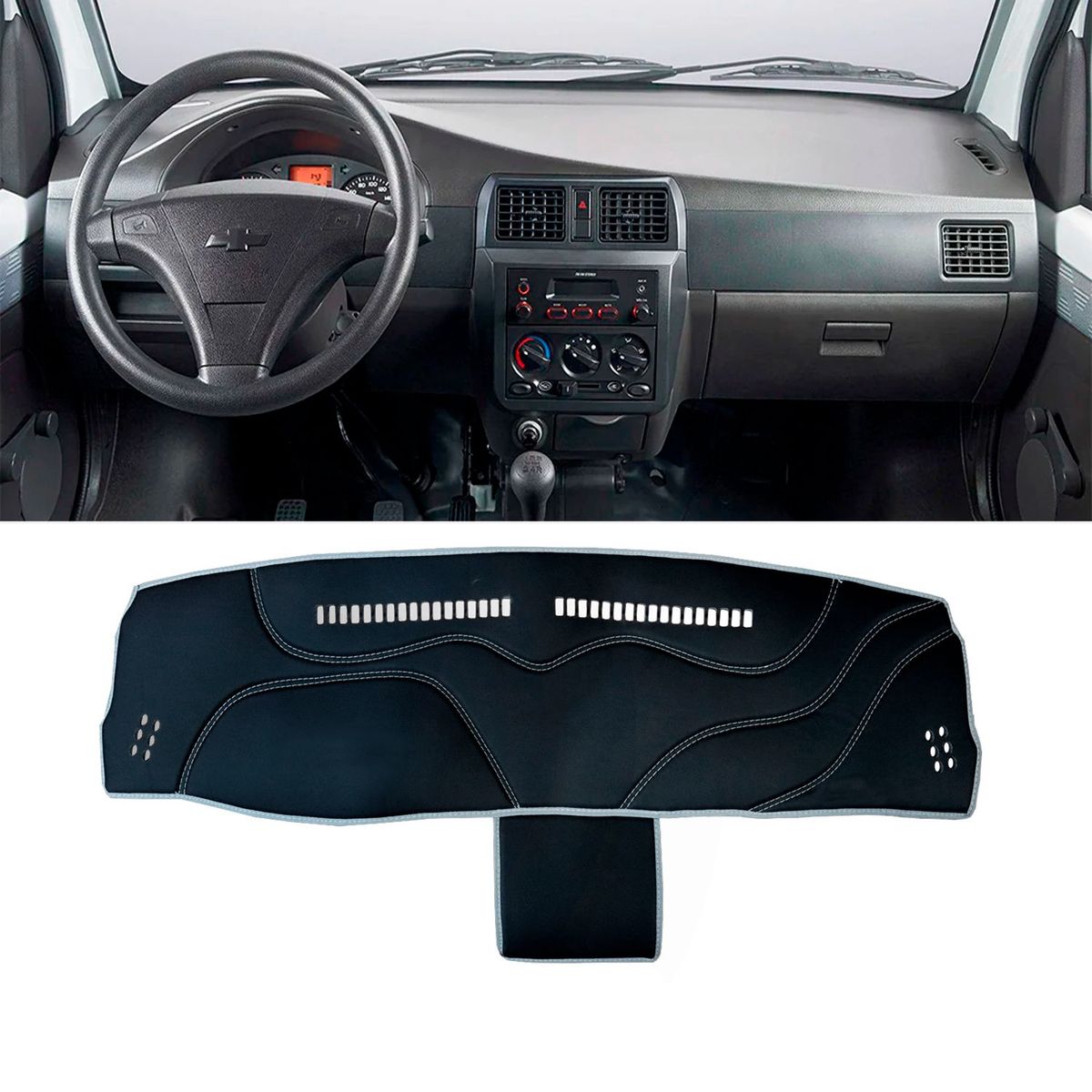 TECGO - Protector de Tablero para Auto Chevrolet N300 (Unico)