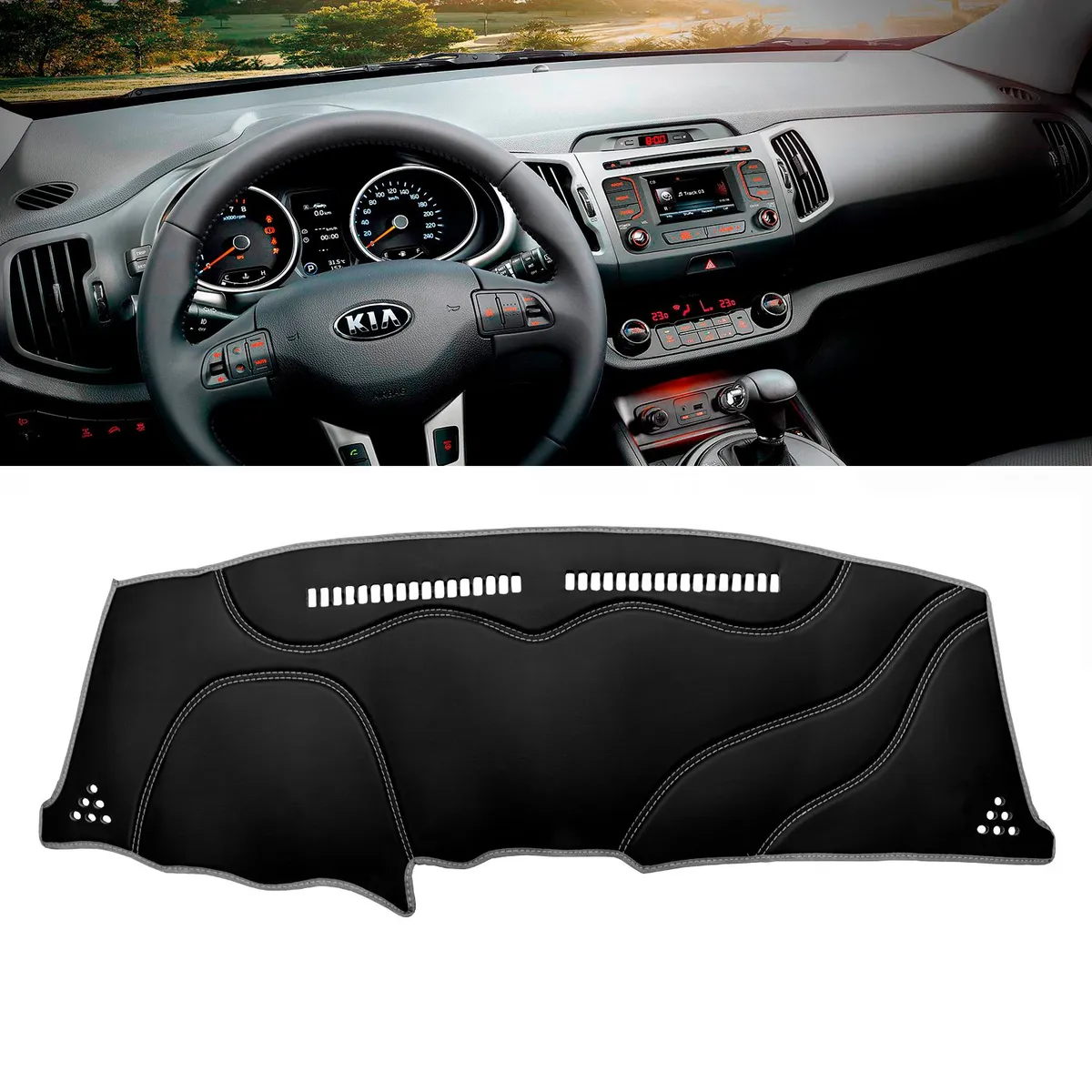 TECGO - Protector de Tablero Kia Sportage 2014-2016