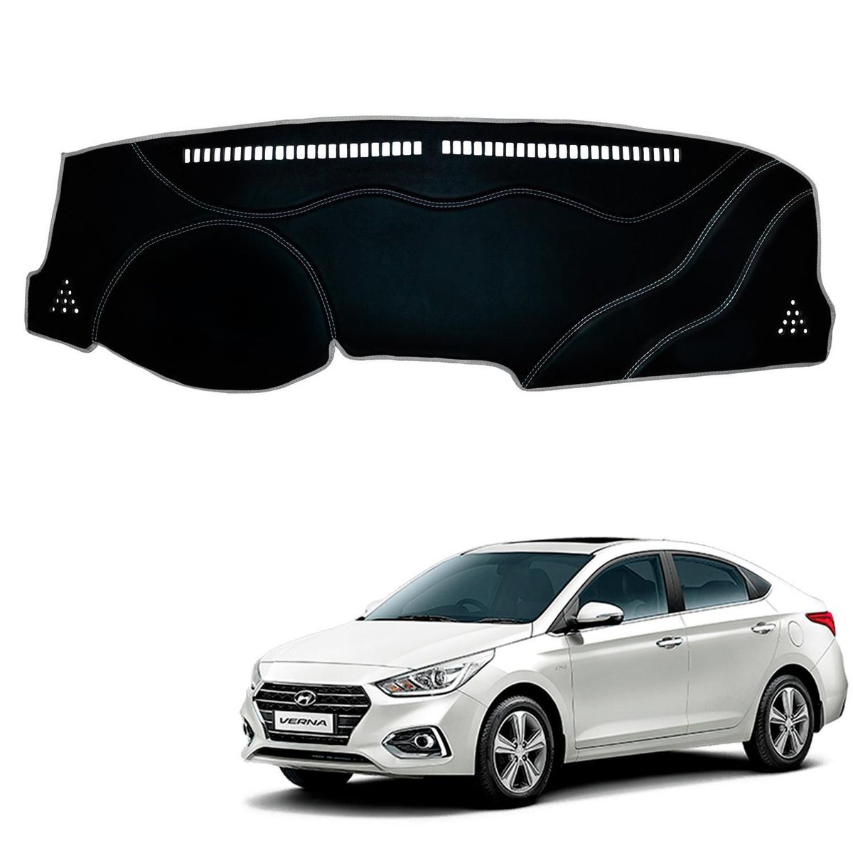 TECGO - Protector de Tablero para Auto Hyundai Verna 2020