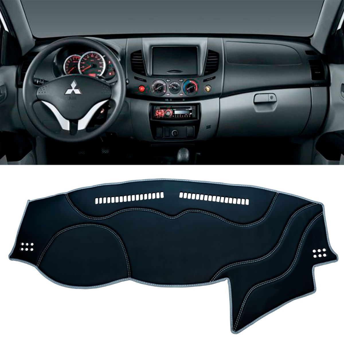 TECGO - Protector de Tablero para Auto Mitsubishi L200 - 2016-2020