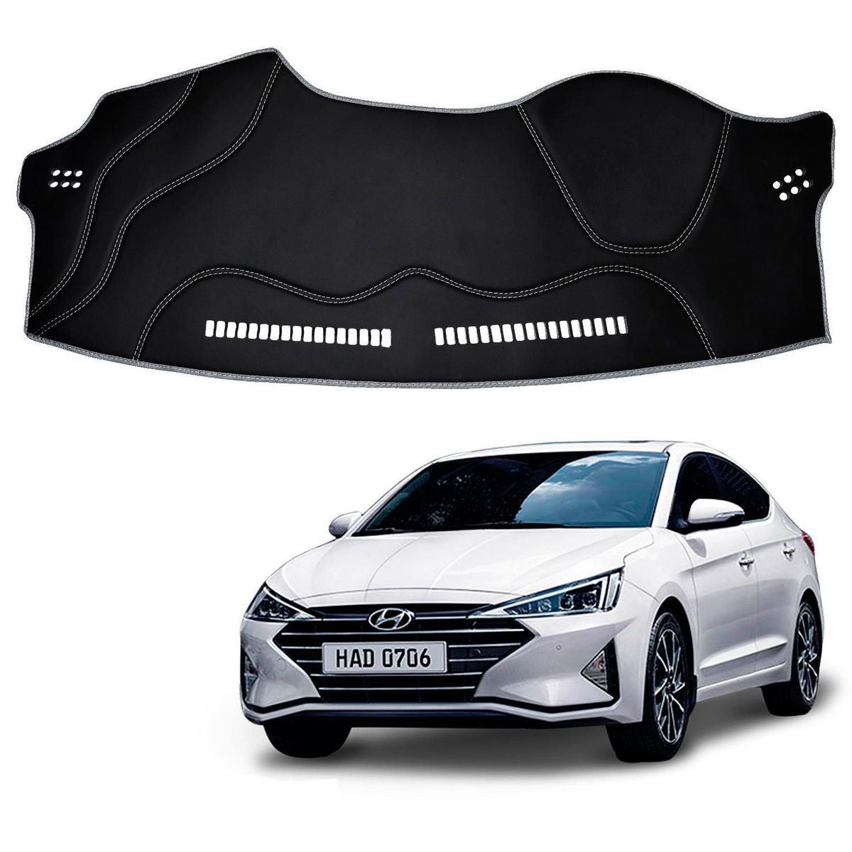 TECGO - Protector de Tablero para Auto Hyundai Accent 2016-2017