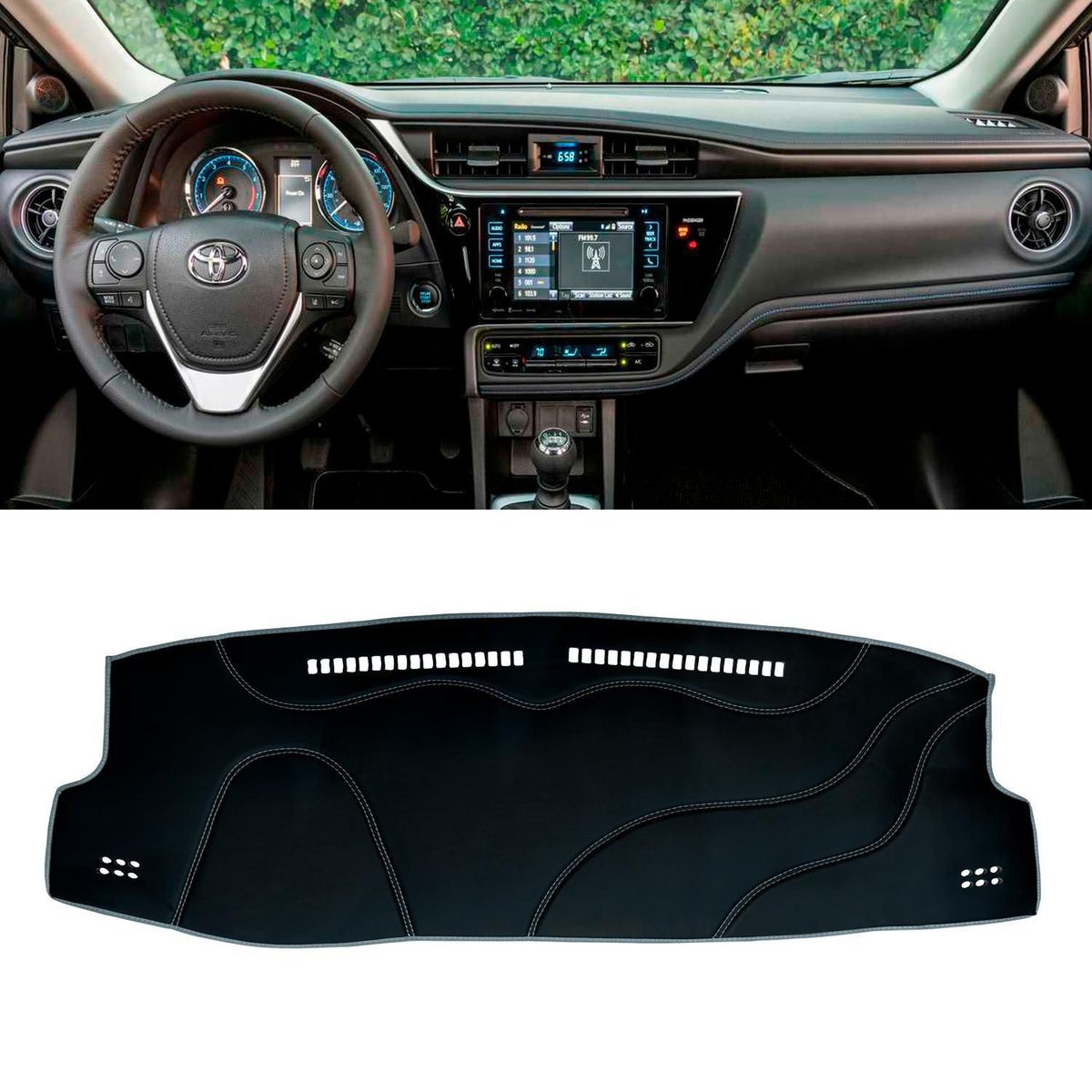 TECGO - Protector de Tablero Toyota Corolla 2019-2020