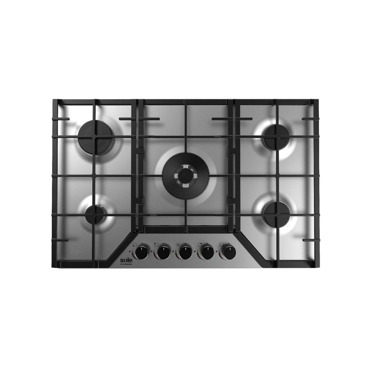 SCOLLECTION - Encimera Empotrable A Gas 5 Hornillas S-Collection 3120SOLCO064