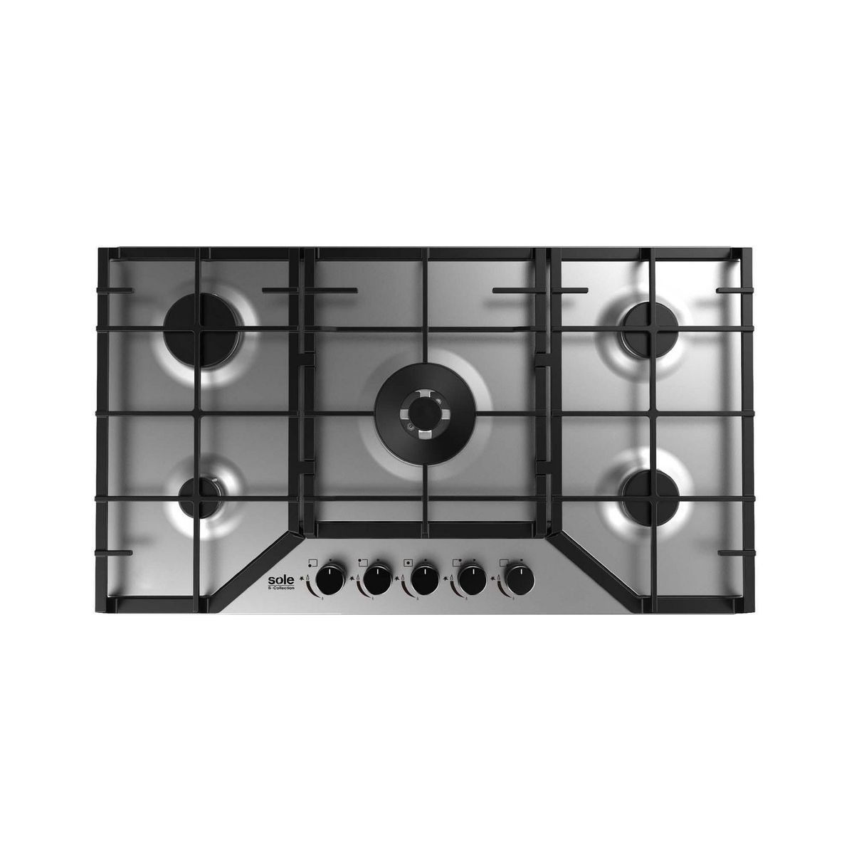 SCOLLECTION - Encimera Empotrable A Gas 5 Hornillas S-Collection 3120SOLCO065