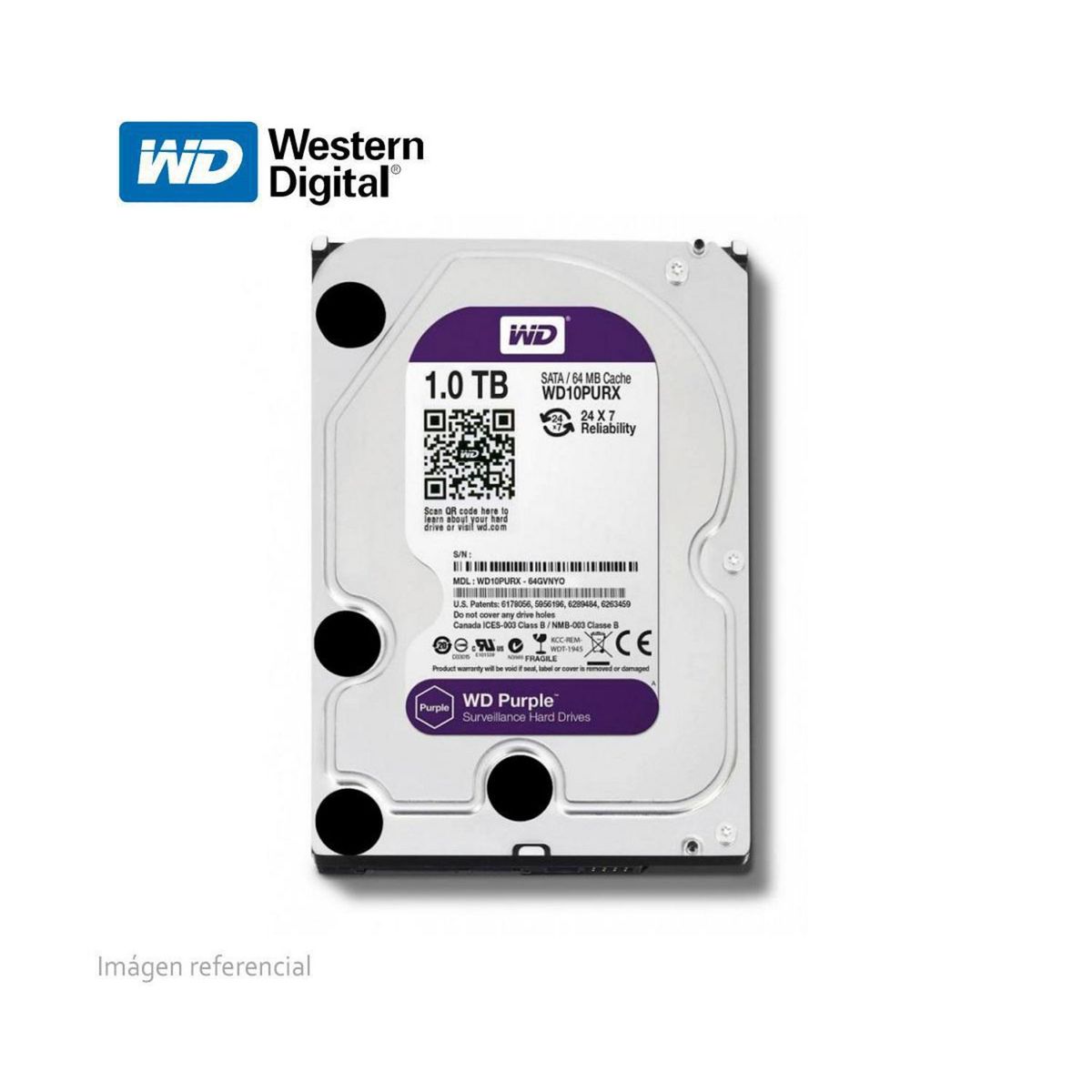 DAHUA - Disco Duro Púrpura 1TB