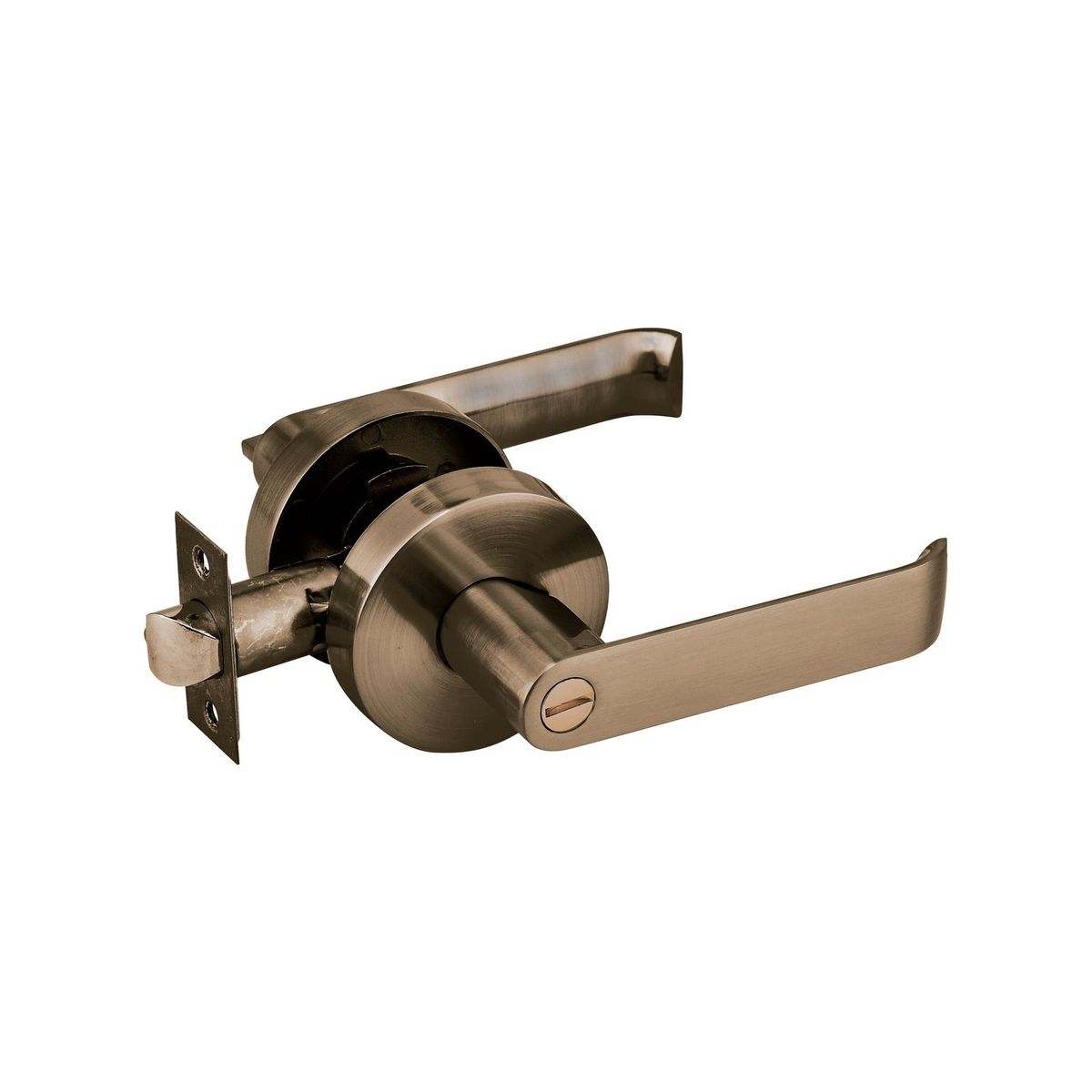 TRAVEX - Cerradura de Manija Baño Ivana Bronce Antiguo