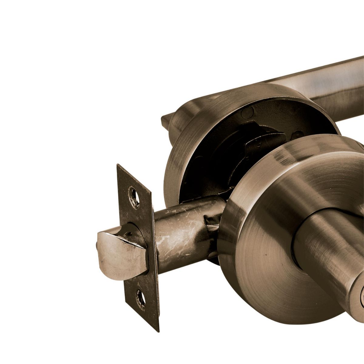 TRAVEX - Cerradura de Manija Baño Ivana Bronce Antiguo