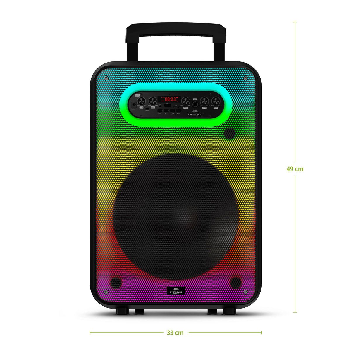 EVERSOUND - Parlante Trolley Mic Ever 12 y Parante