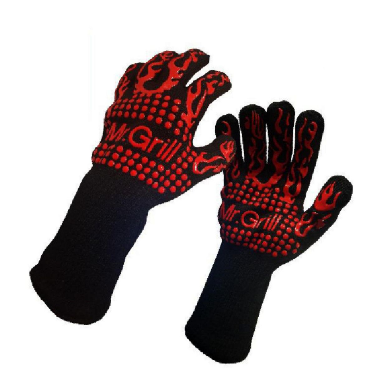 MR GRILL - Guantes De Fuego Mr Grill Rojo