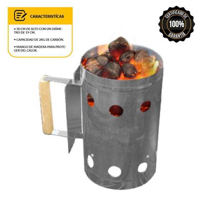 Rapibrasa Mr. Grill con Mango de madera