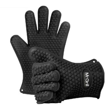 Guantes De Silicona De Alta Resistencia Negro