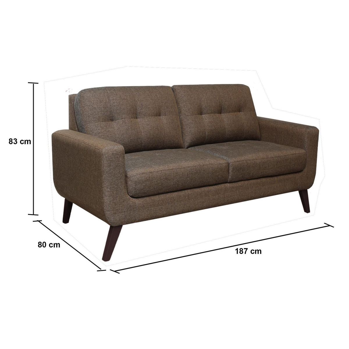 CASA BELLA - Juego de Sala 3-1-1 Cuerpos Nefer