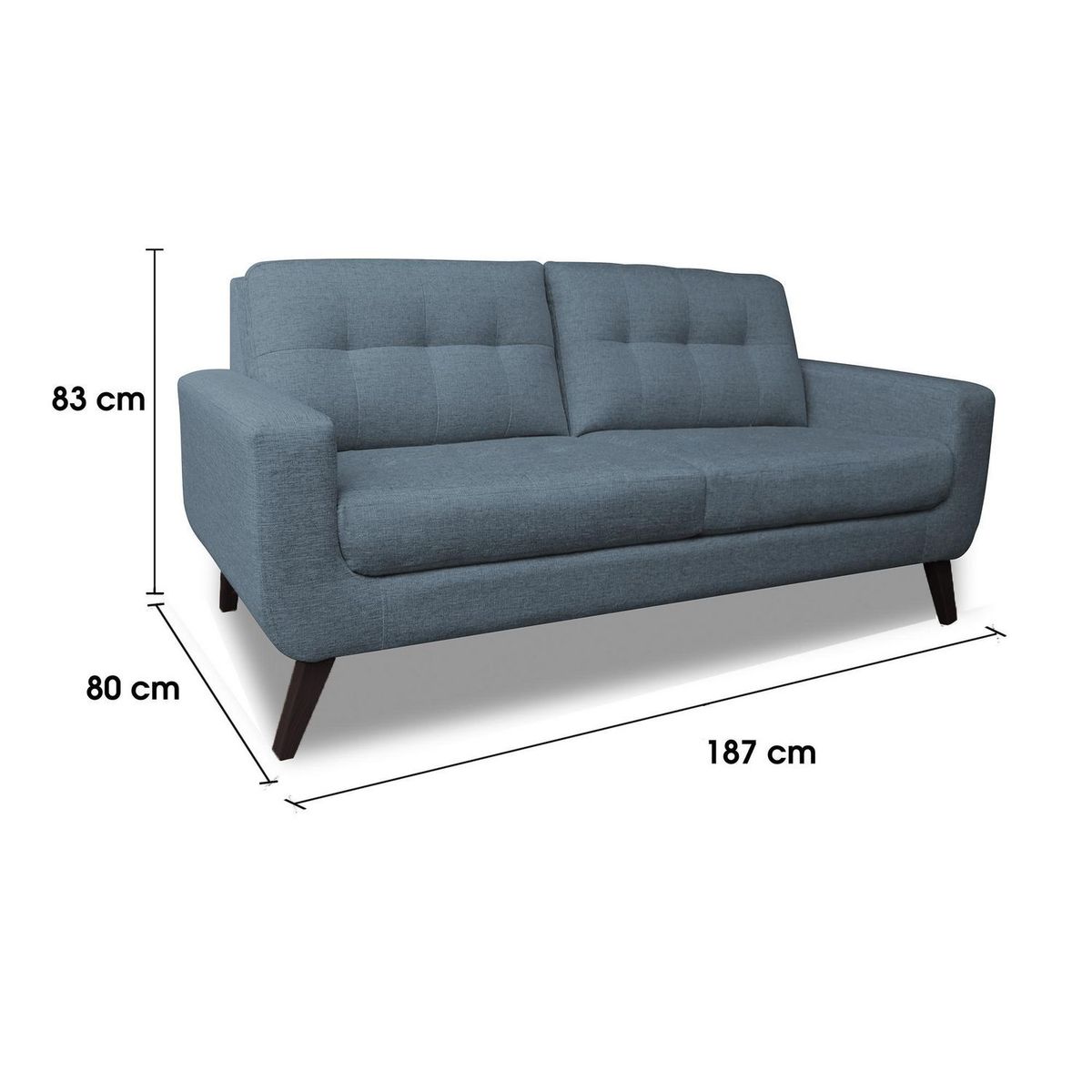 CASA BELLA - Juego de Sala 3-1-1 Cuerpos Nefer