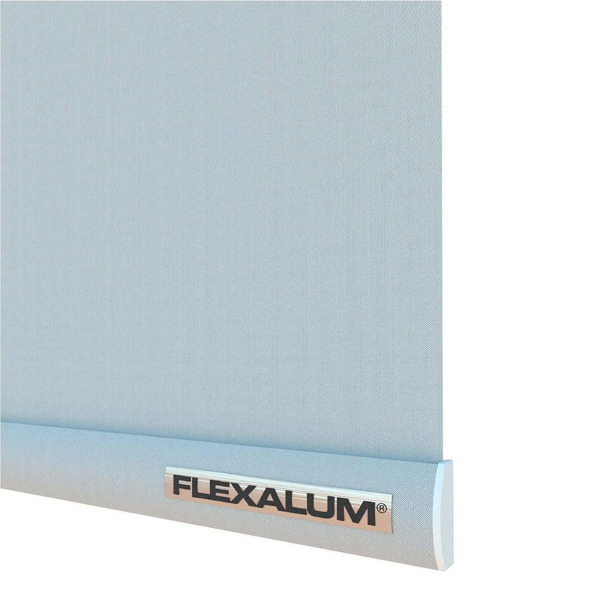 Cortina Roller Sun Screen a Medida 100.1cm-125cm x 375.1cm-400cm Gris, marca FLEXALUM - Foto 2