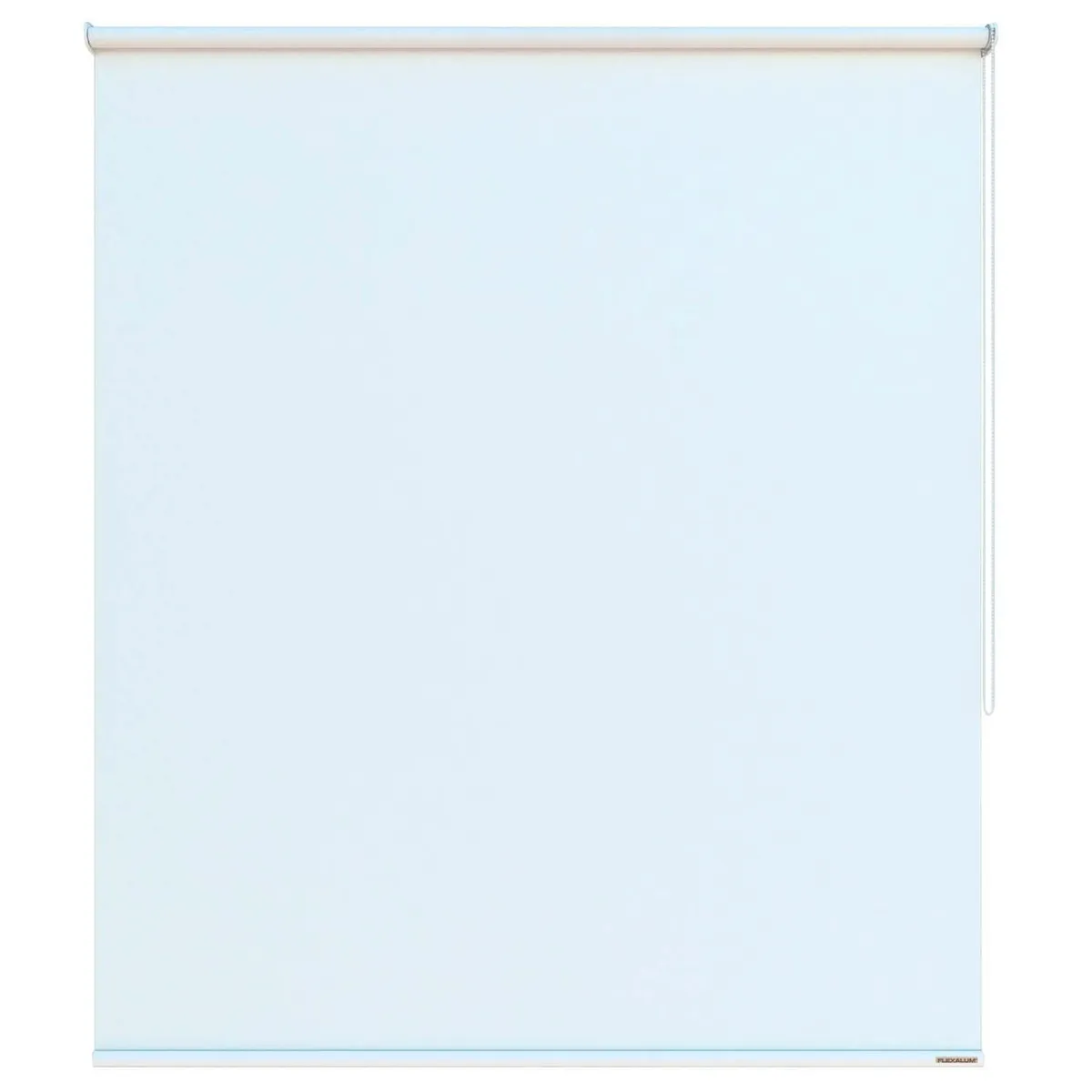 FLEXALUM - Cortina Enrollable Sun Screen 1% a la medida 250.1cm-275cm x 125.1cm-150cm Blanco