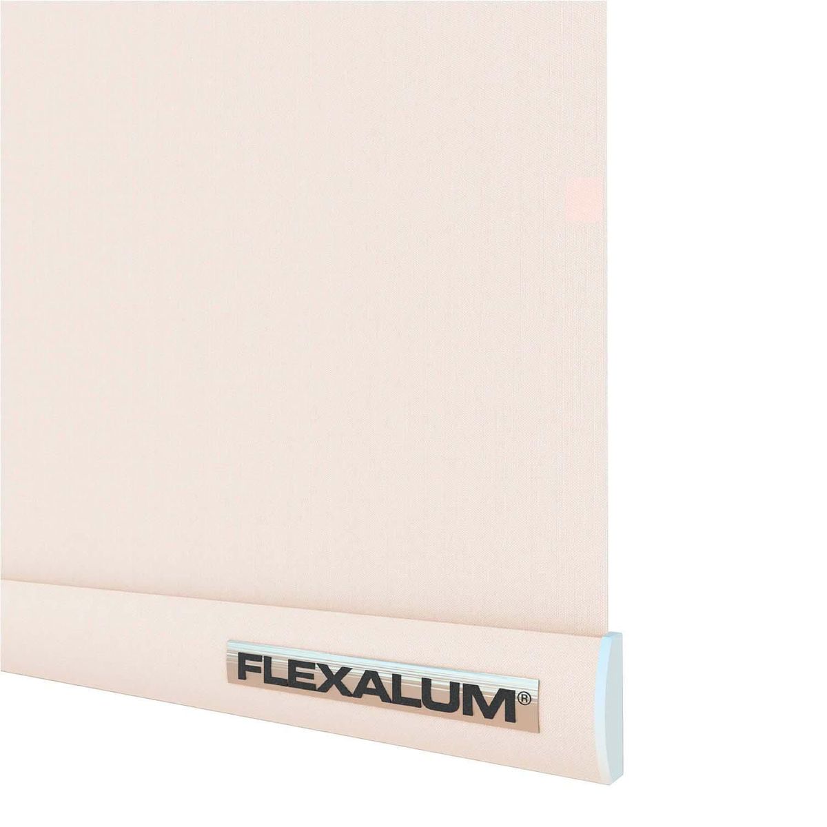 FLEXALUM - Cortina Roller Sun Screen a Medida 125.1cm-150cm x 325.1cm-350cm Crema