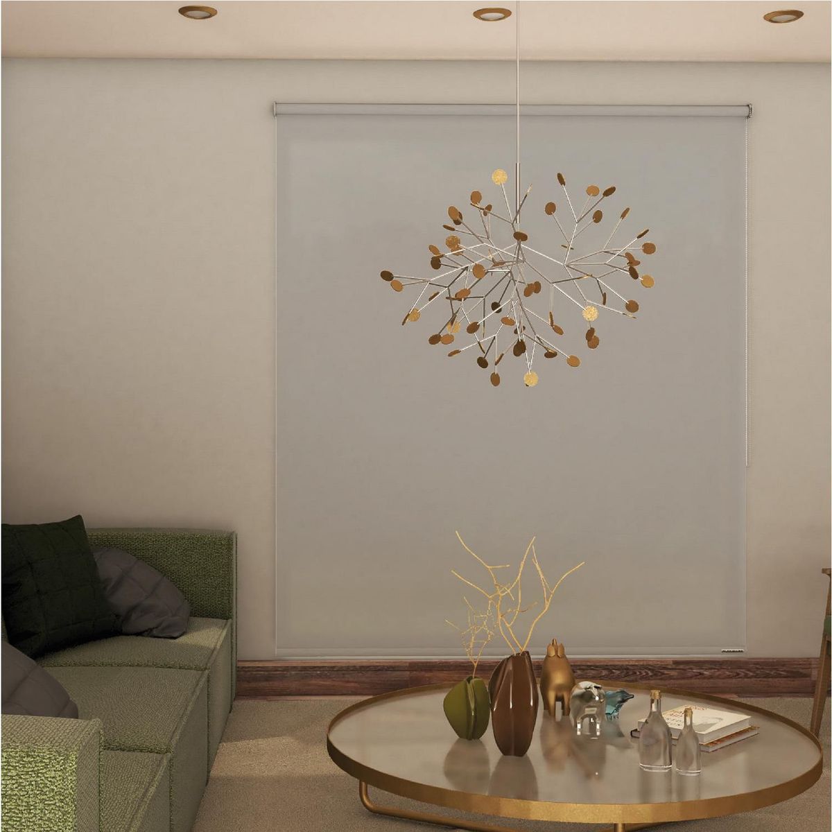 FLEXALUM - Cortina Roller Sun Screen a Medida 200.1cm-225cm x 250.1cm-275cm Gris