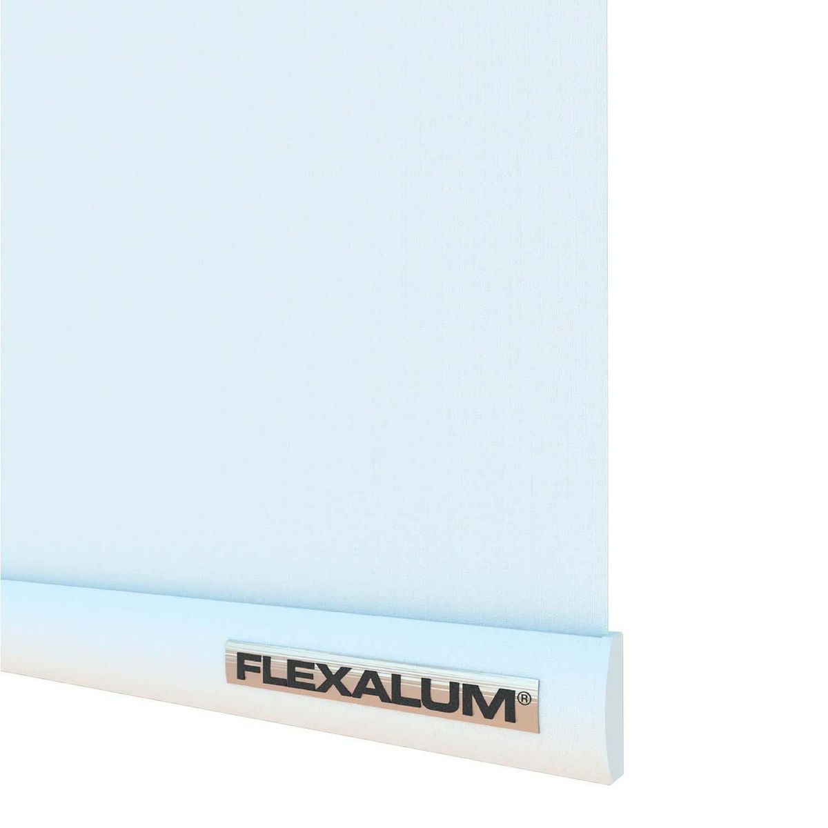 FLEXALUM - Cortina Enrollable Sun Screen 1% a la medida 175.1cm-200cm x 125.1cm-150cm Blanco