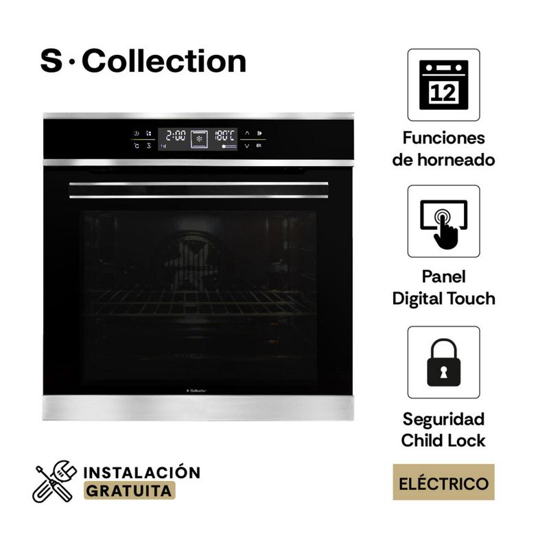  - Horno Empotrable Scollection Full Touch Eléctrico 75L