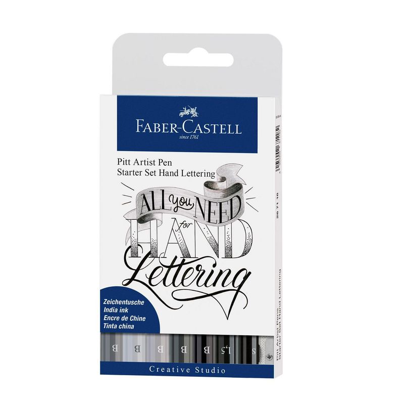 FABER CASTELL - Marcadores para Lettering x8