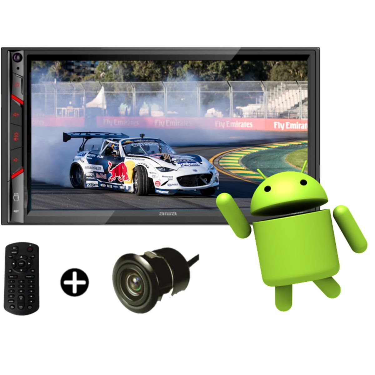 AIWA - Autoradio Aiwa con Pantalla 7 pulgadas Android AW-A601BT