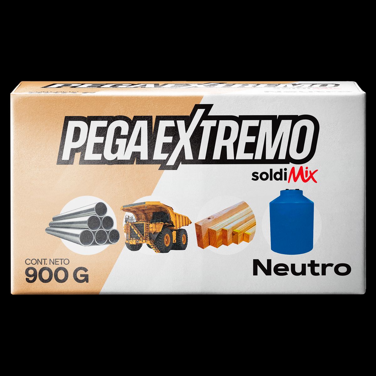 SOLDIMIX - Pega Extremo Soldimix Neutro 900gr