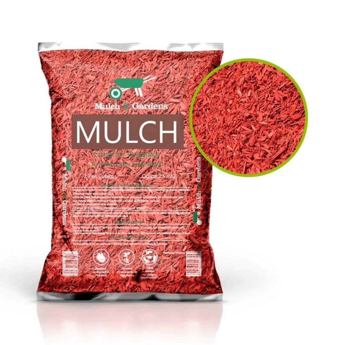 MULCH AND GARDEN - Mulch Terracota Pajilla 5 Kg