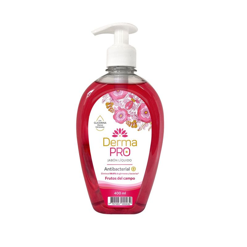  - Jabón Líquido Antibacterial Frutos Rojos 400Ml