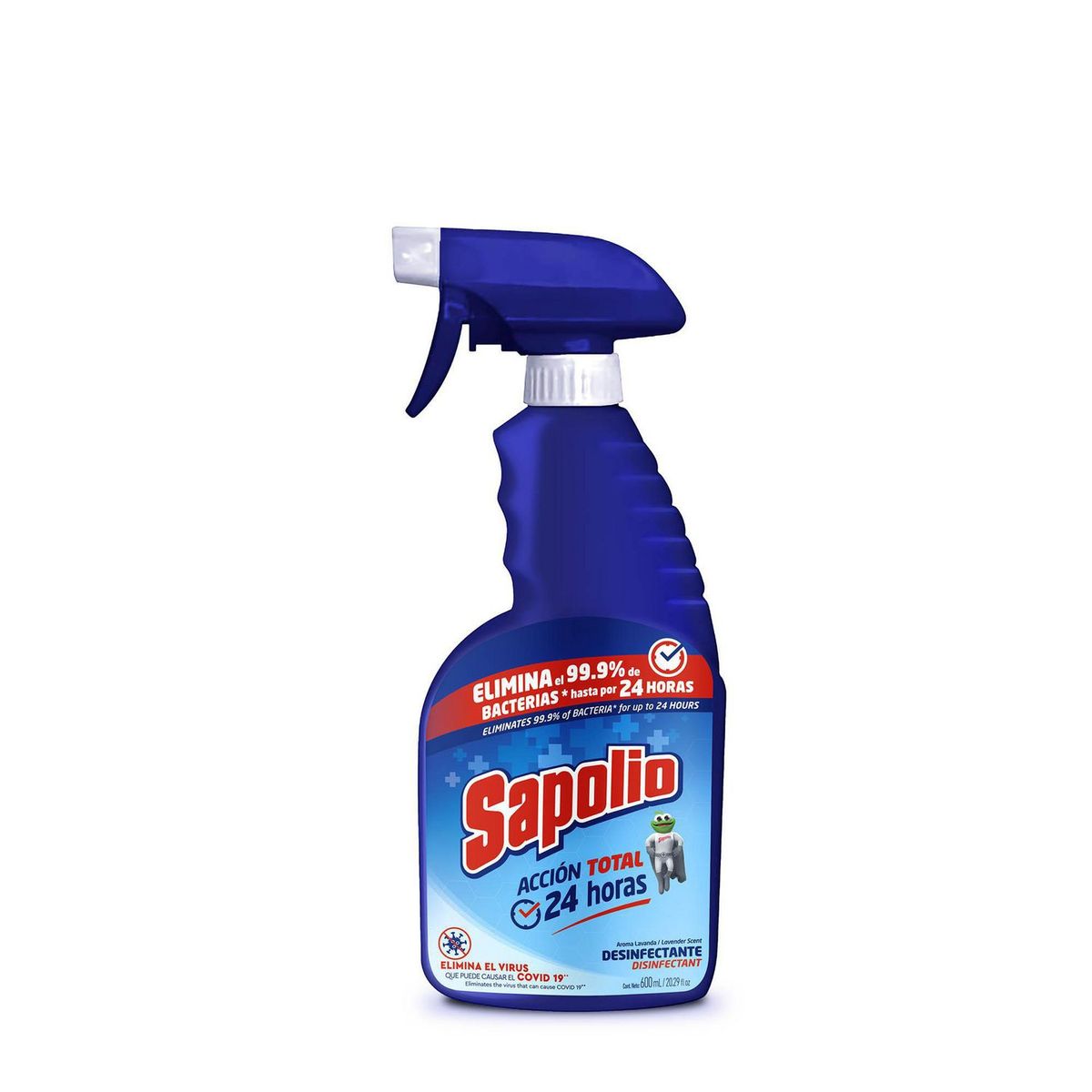 SAPOLIO - Desinfectante Acción Total Lavanda 600 ml.