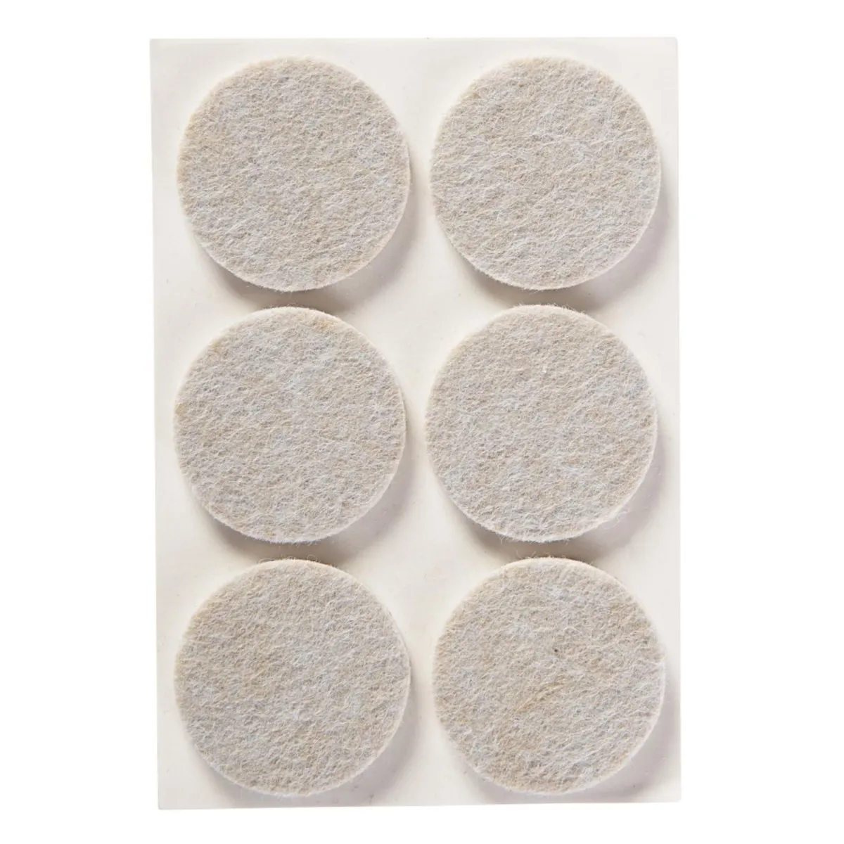 SCOTCH - Pads de Felpa Circulares Beige 3.8x3.8 cm. x 24 unid.