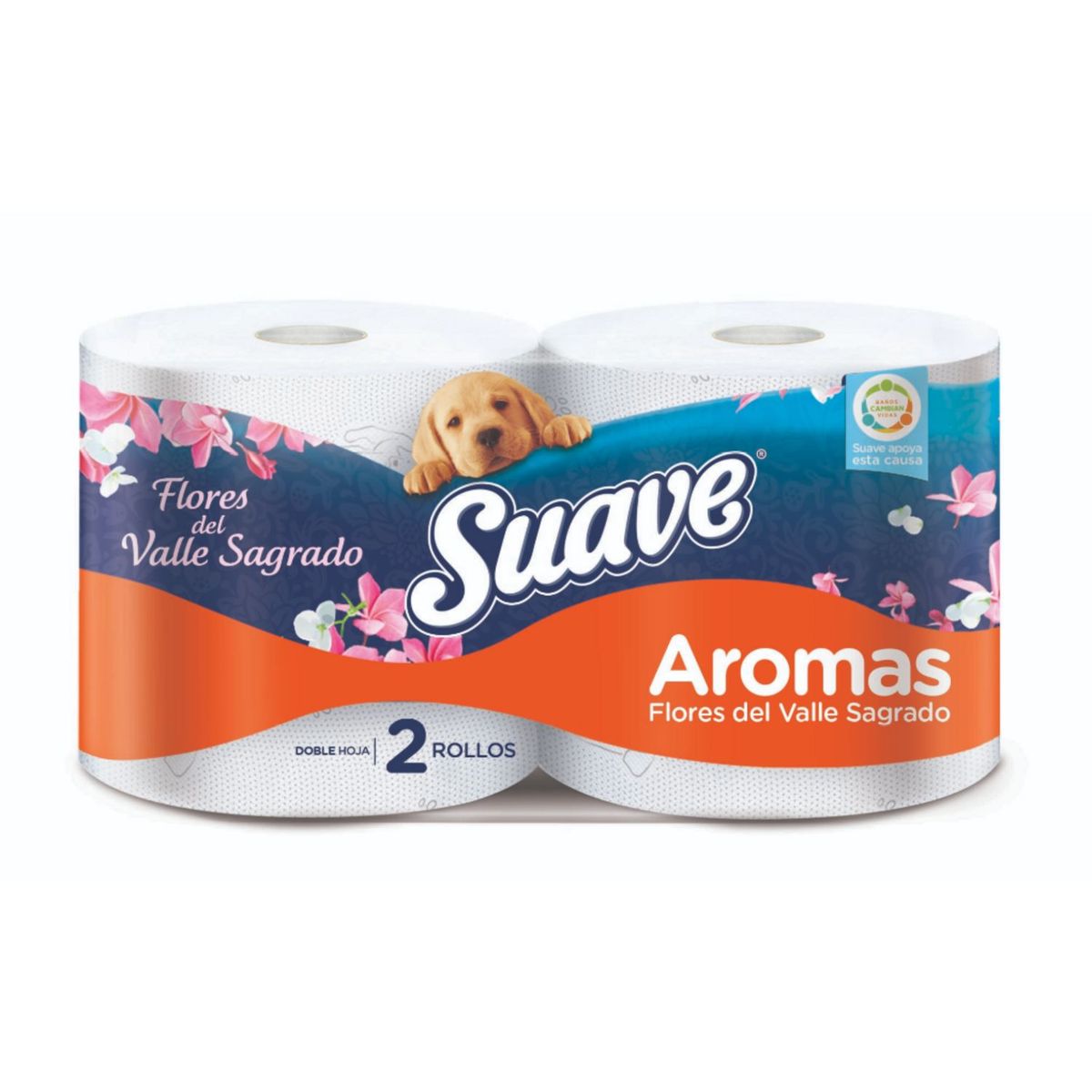 Papel Higiénico Aromas Flores del Valle Sagrado x 2 unidades, marca SUAVE - Foto Principal