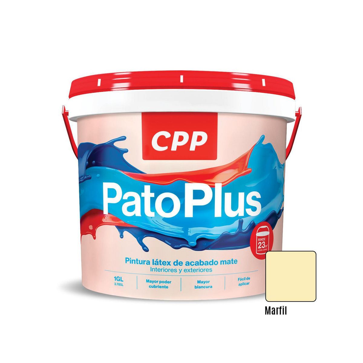 PATO PLUS - Pintura Pato Plus Marfil 1GL