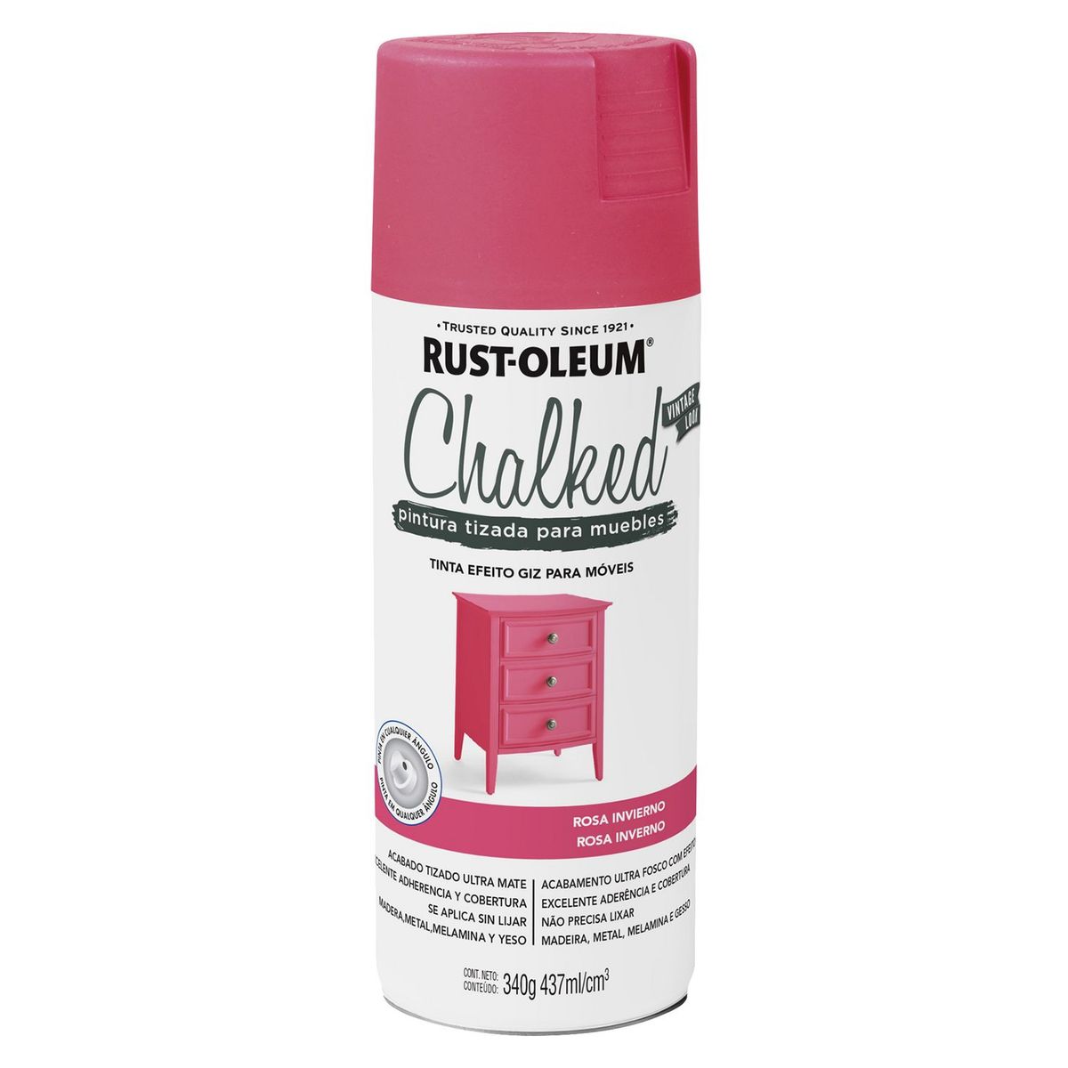 CHALKED - Pintura Aerosol Rosa Invierno 340gr